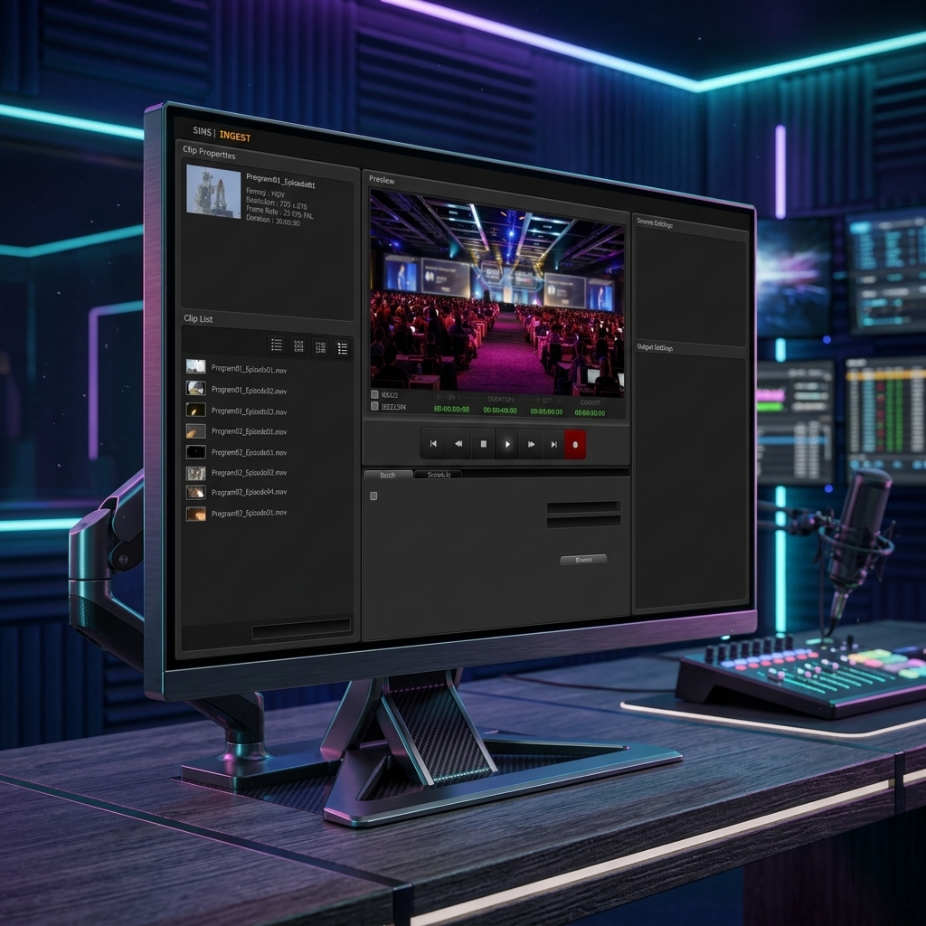 Broadcast Ingest Software